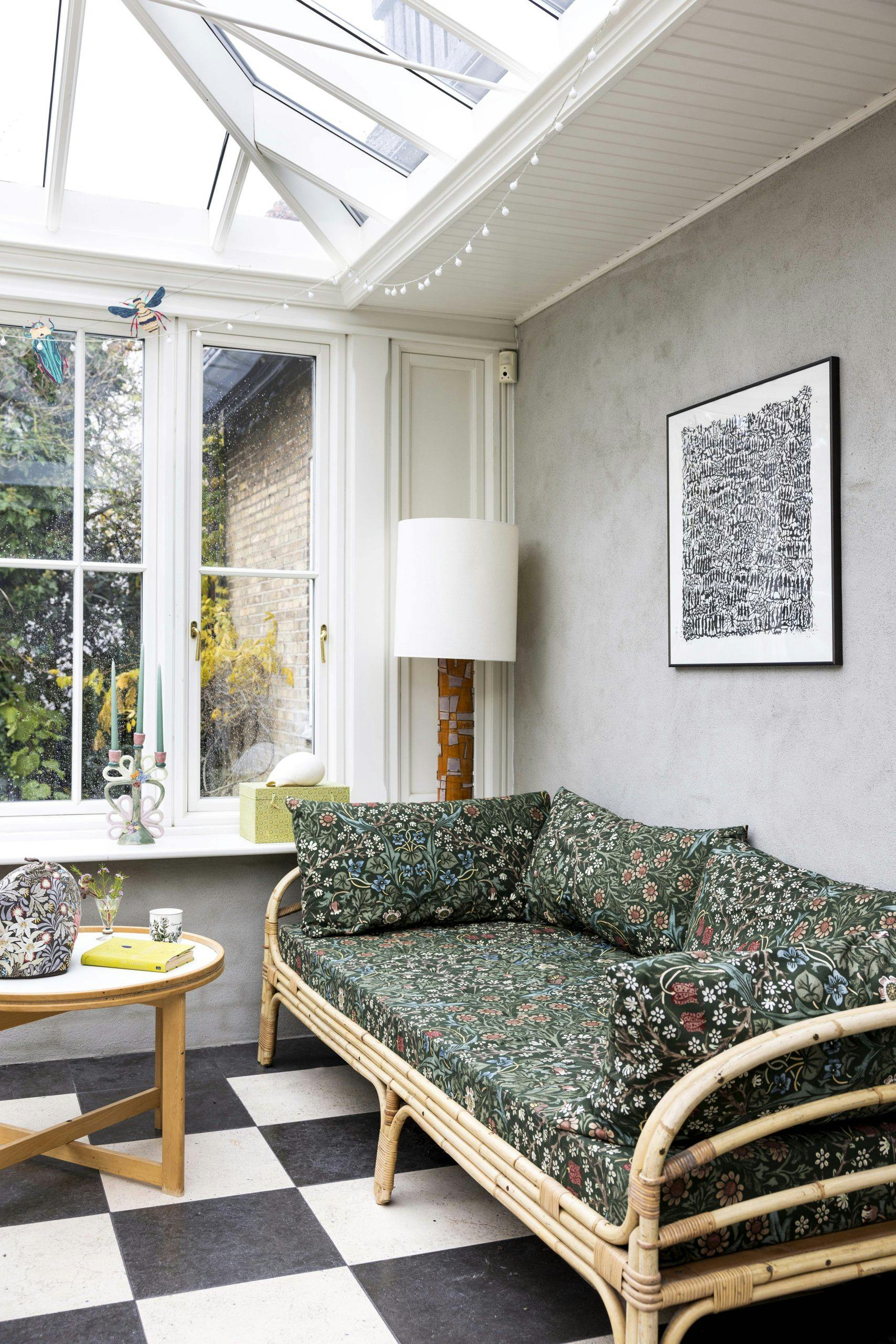 LisbethKrøll250102 Grønn sofa